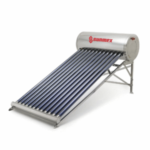 Calentador solar de 12 tubos de baja presión