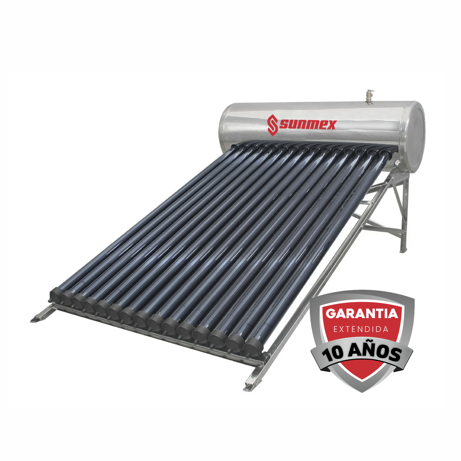 Calentador solar de 12 tubos para Alta presión